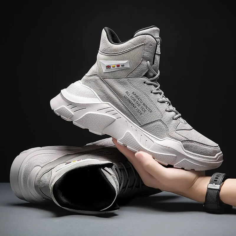 Aibatu Winter High Top Sneakers all of the tide Original