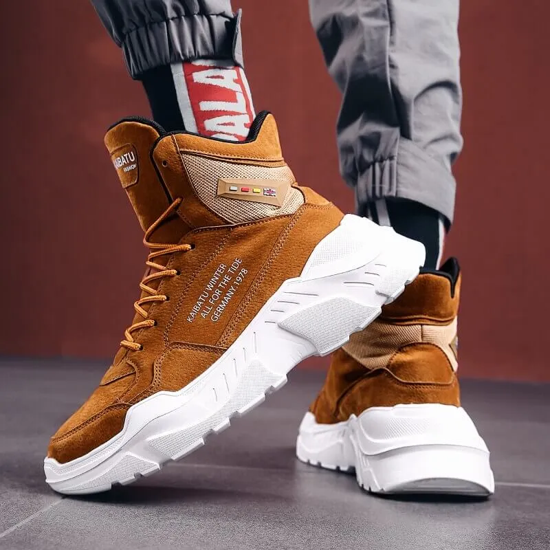 Aibatu Winter High Top Sneakers all of the tide Original