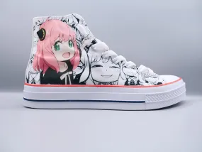 Anya Forger High Top Canvas Sneakers - Spy X Family