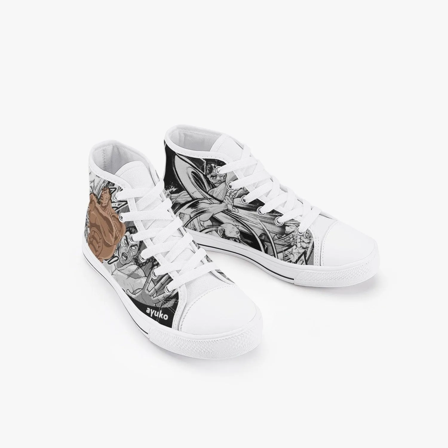 Baki Kaiou Kids A-Star High Anime Shoes