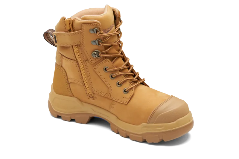 Blundstone ROTOFLEX XHD Wheat zip sided safety boot