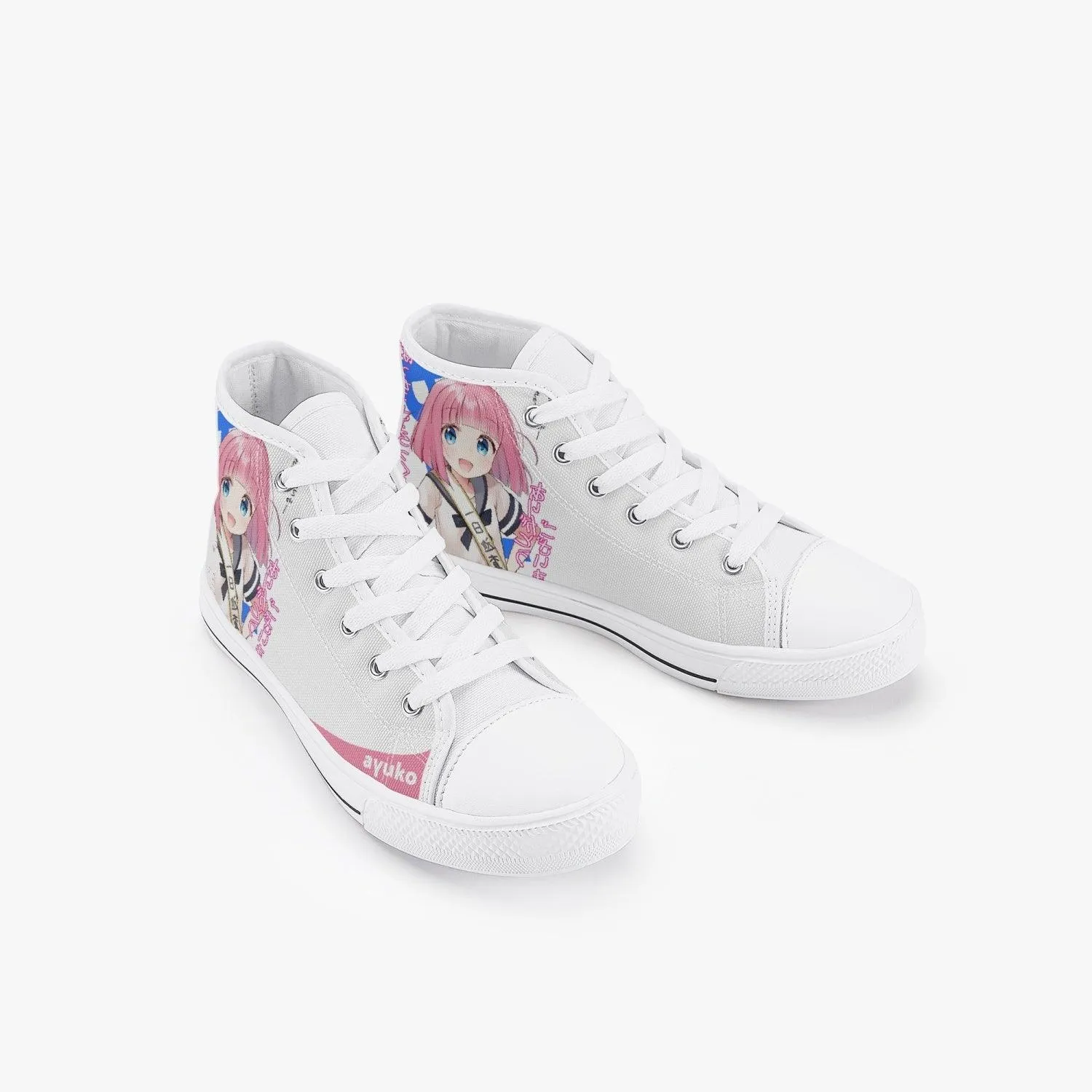 Bocchi The Rock Gotou, Futari Kids A-Star High Anime Shoes