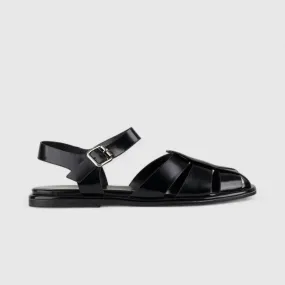 Bulbul Flat Sandal Black Car5006 Bulbul Flat Sandal Black Car5006