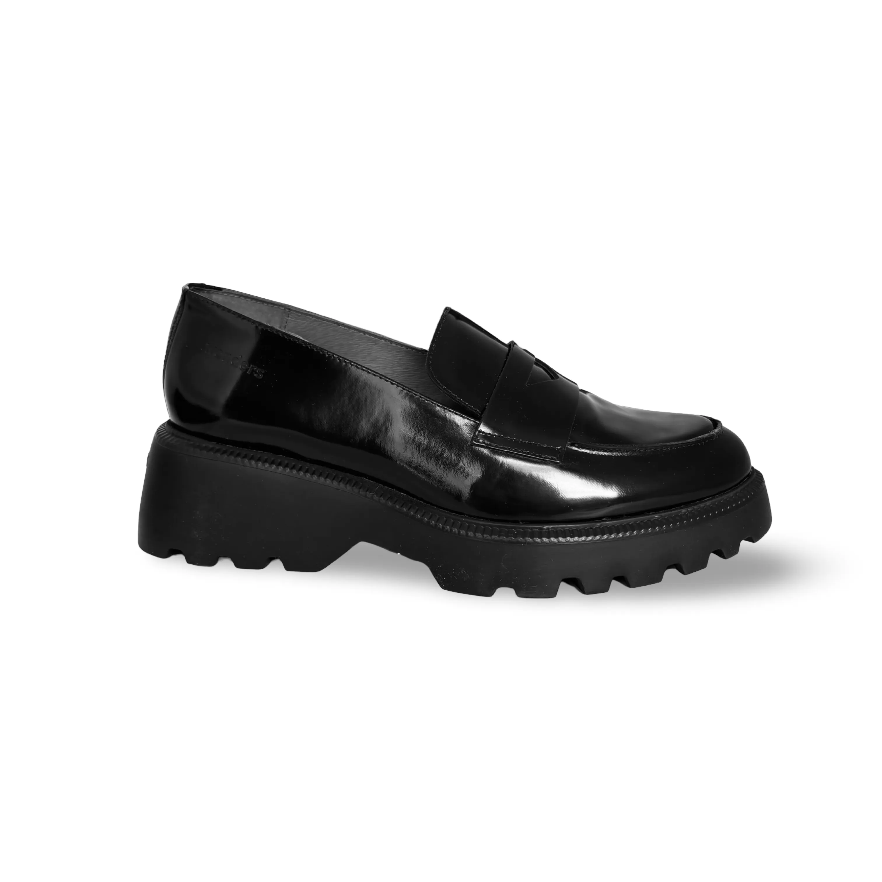 C7202 Black Leather Loafer