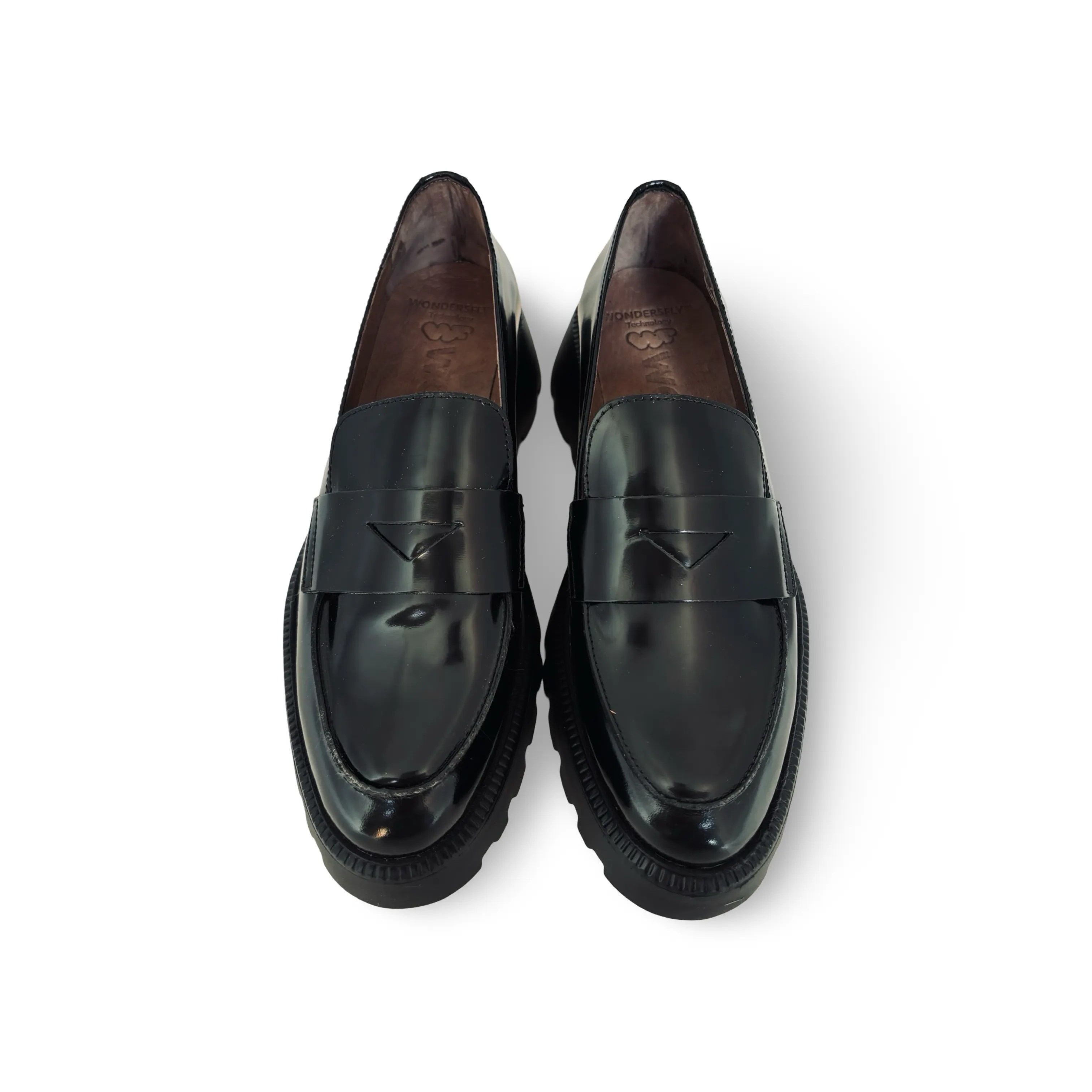 C7202 Black Leather Loafer