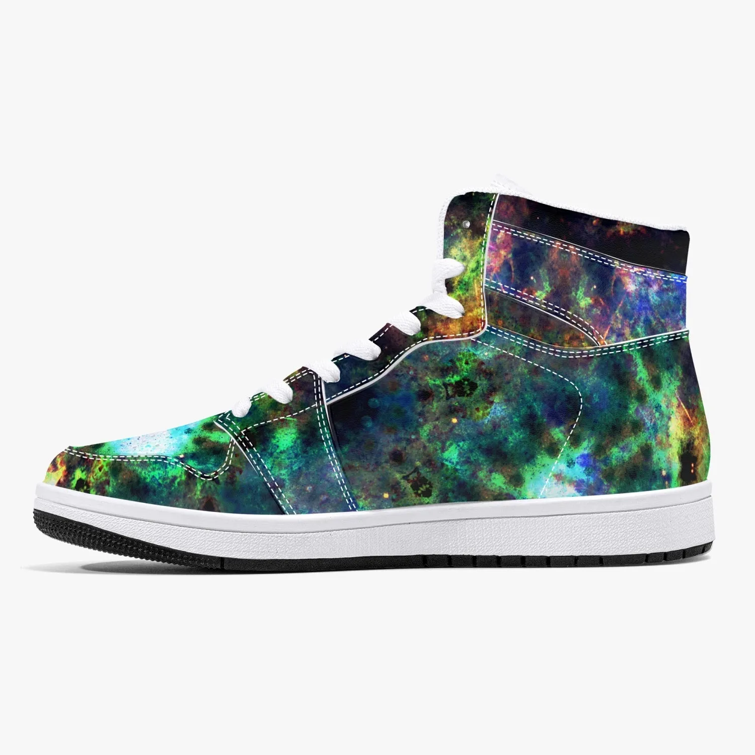 Ceres Psychedelic Split-Style High-Top Sneakers