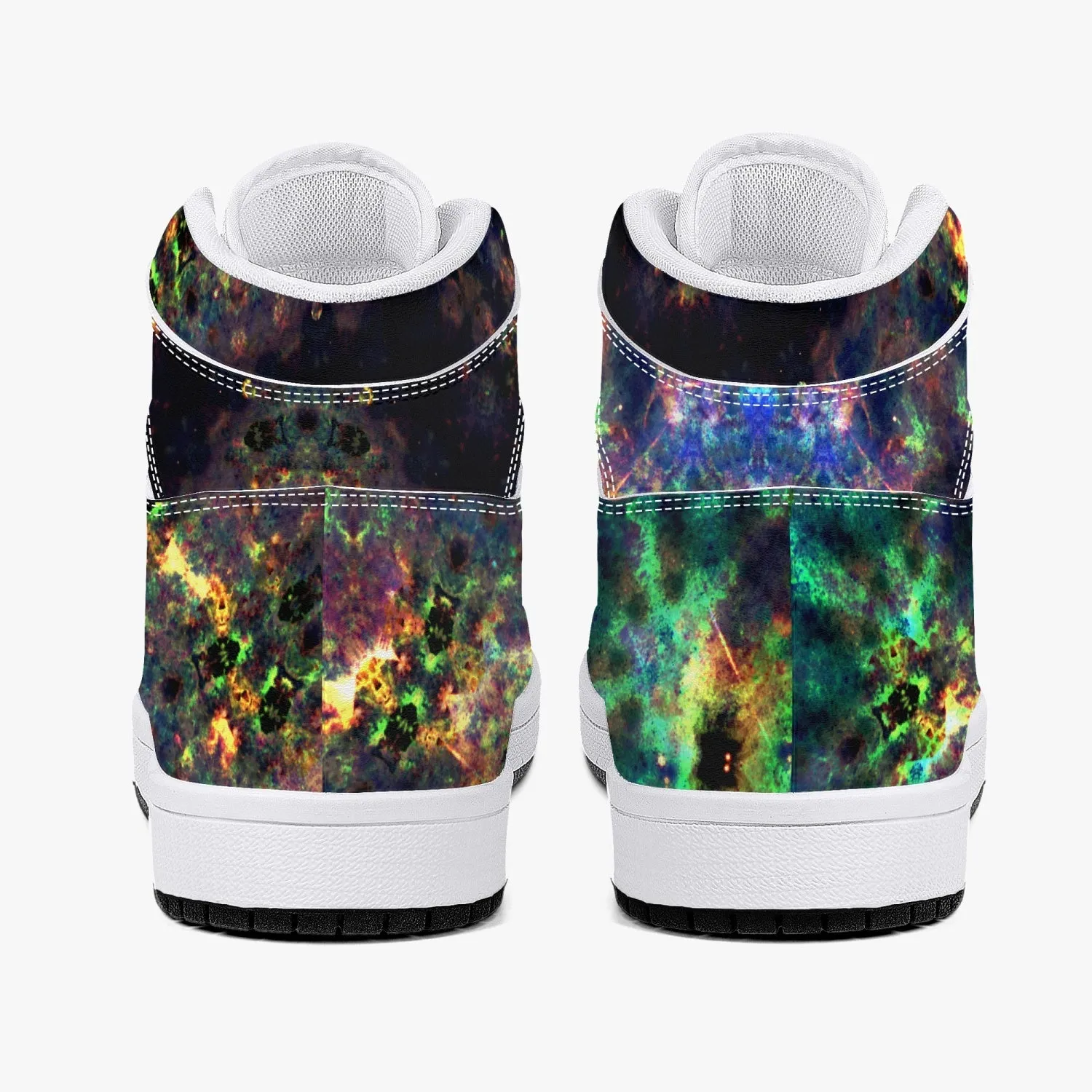 Ceres Psychedelic Split-Style High-Top Sneakers