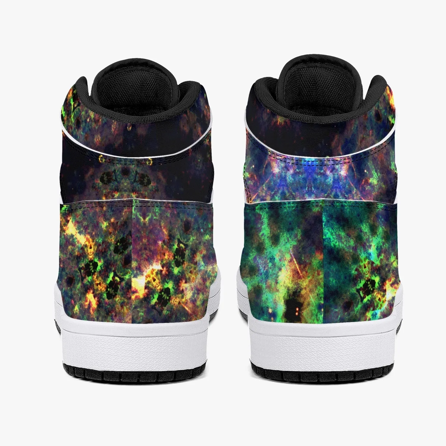 Ceres Psychedelic Split-Style High-Top Sneakers