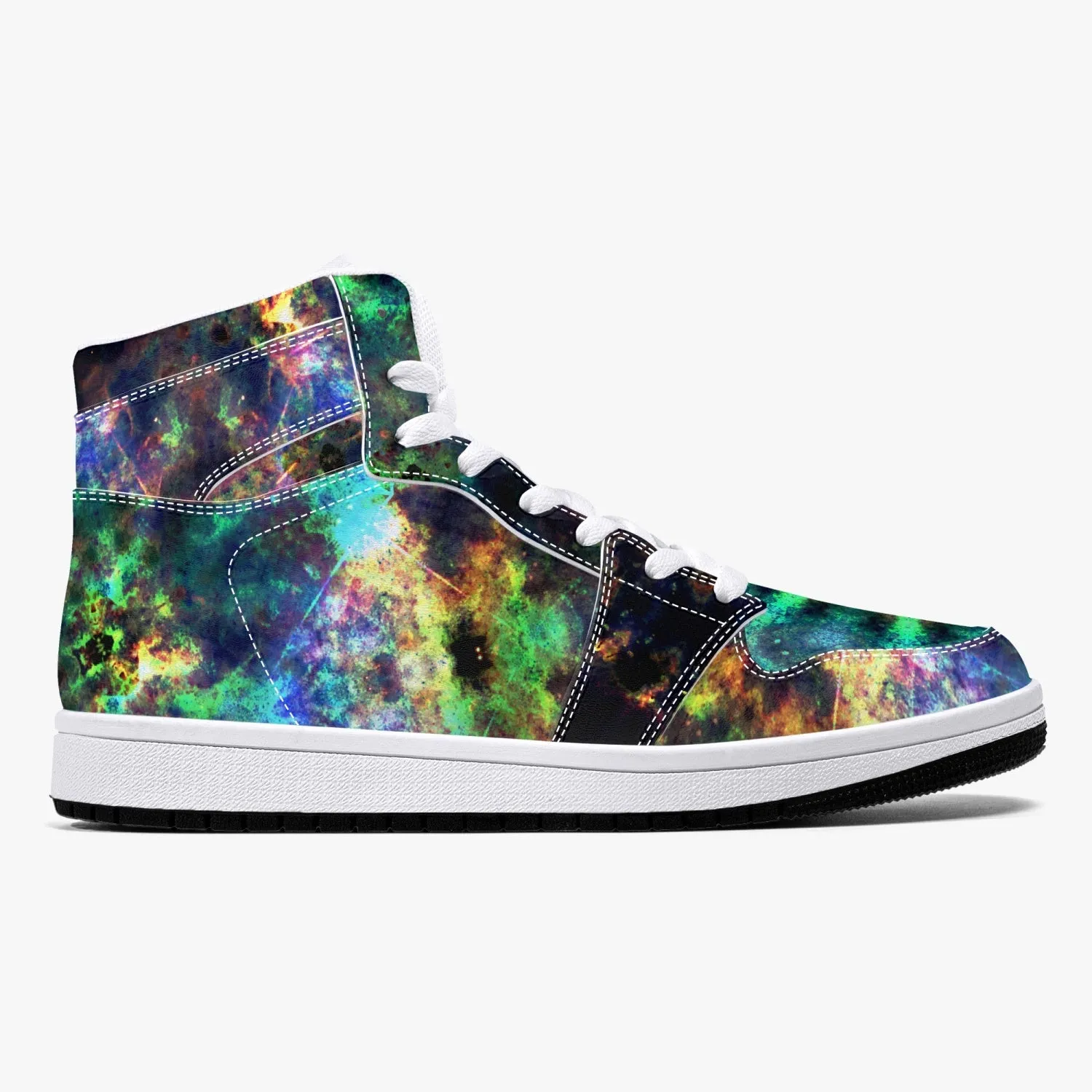 Ceres Psychedelic Split-Style High-Top Sneakers