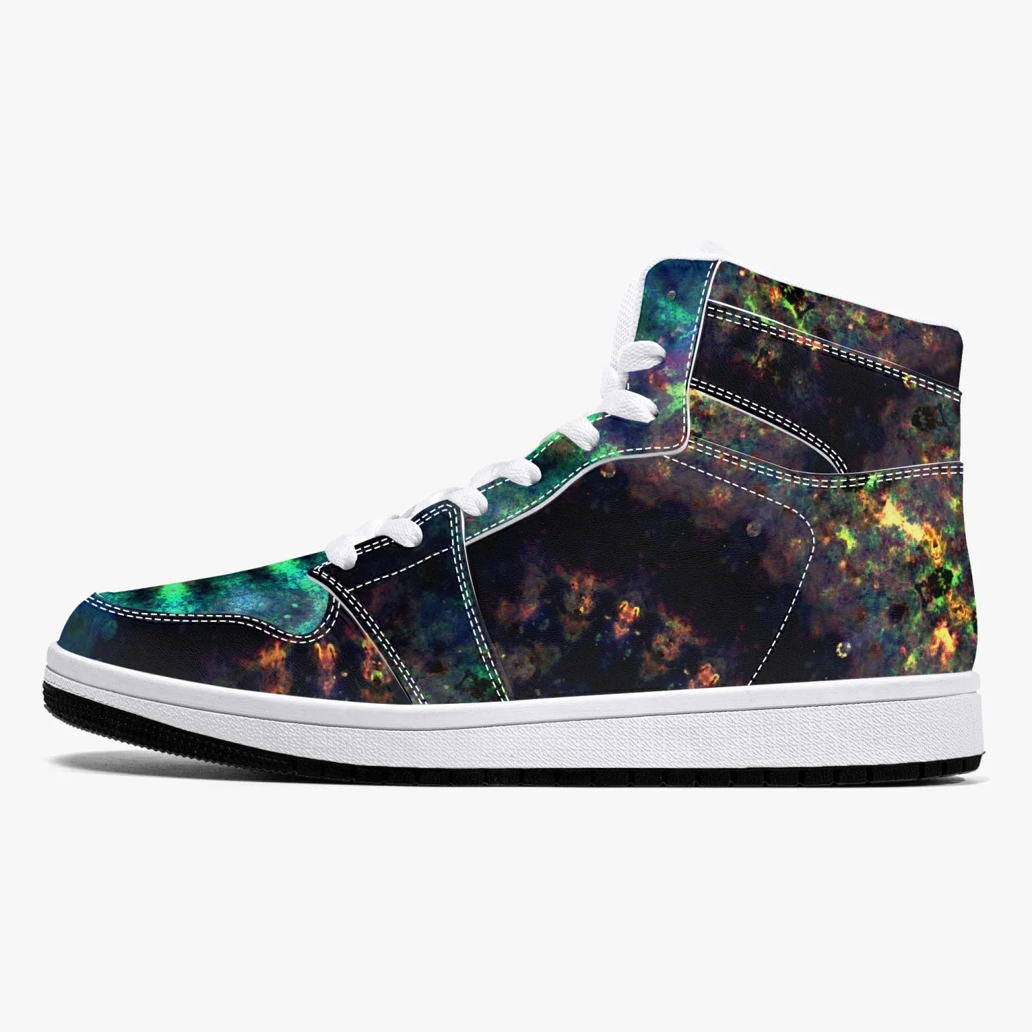 Ceres Psychedelic Split-Style High-Top Sneakers