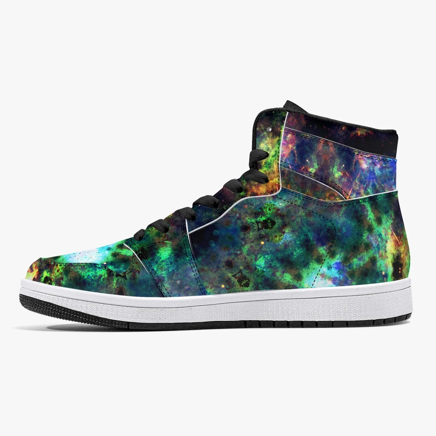 Ceres Psychedelic Split-Style High-Top Sneakers