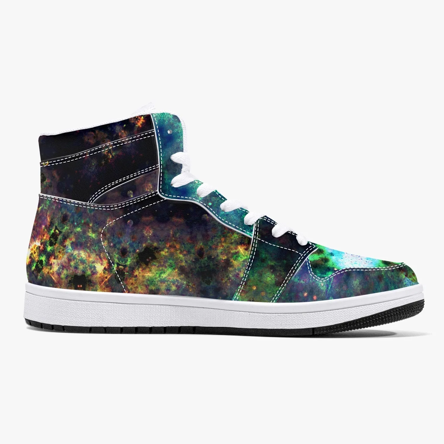 Ceres Psychedelic Split-Style High-Top Sneakers