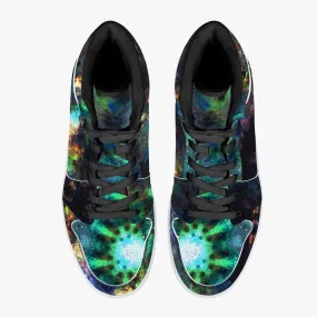 Ceres Psychedelic Split-Style High-Top Sneakers