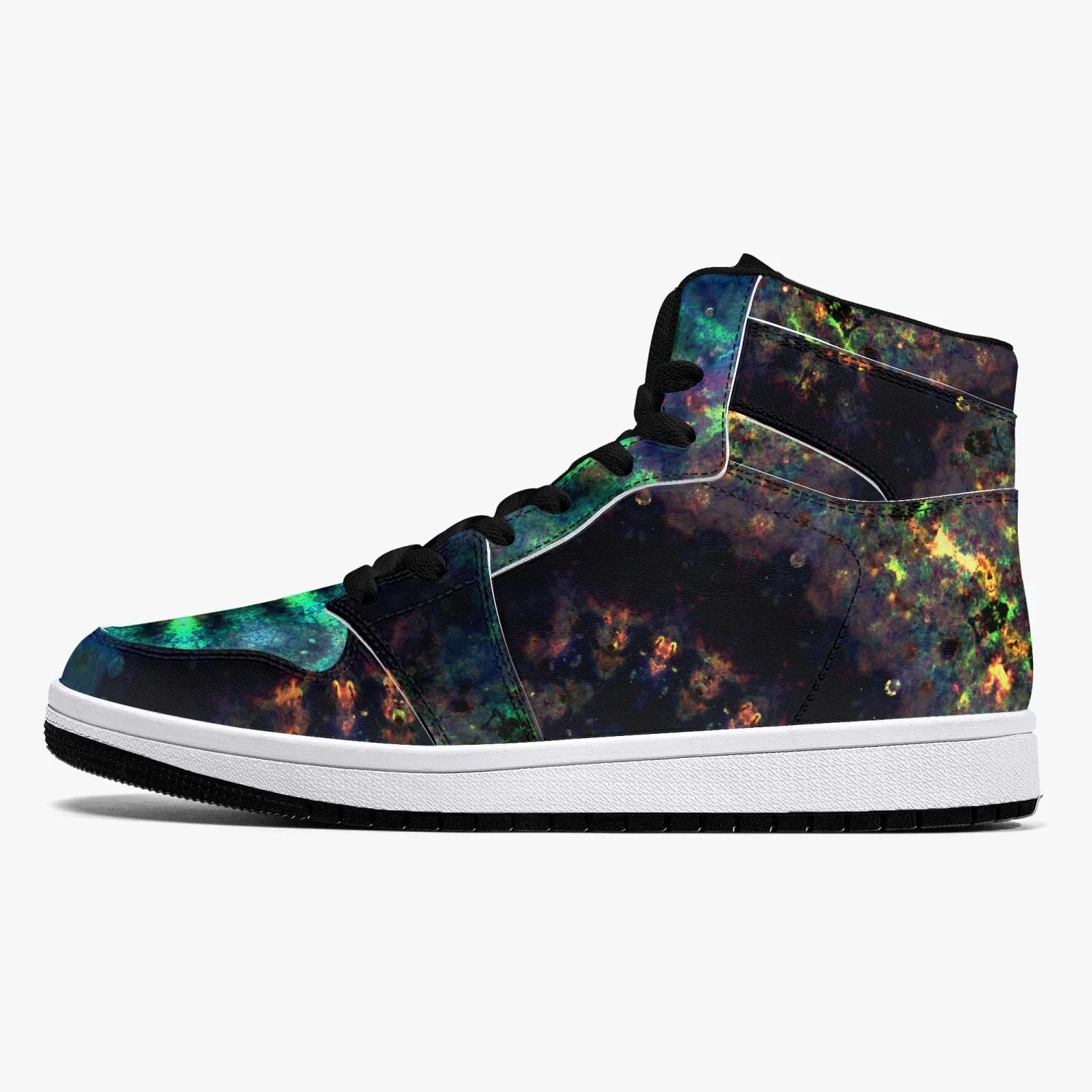 Ceres Psychedelic Split-Style High-Top Sneakers