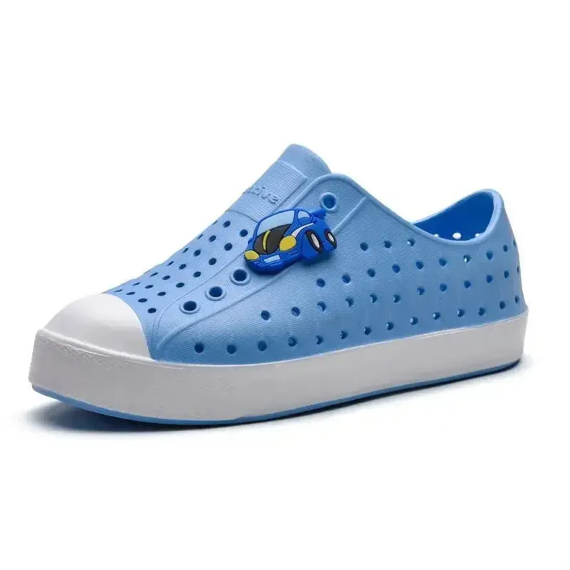 Children's Cave Shoes Boys Girls Garden Clogs EVA Slip-On Breathable Sports Sandals Kids Lightweight Outdoor Beach Water Shoe
