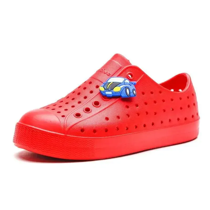 Children's Cave Shoes Boys Girls Garden Clogs EVA Slip-On Breathable Sports Sandals Kids Lightweight Outdoor Beach Water Shoe
