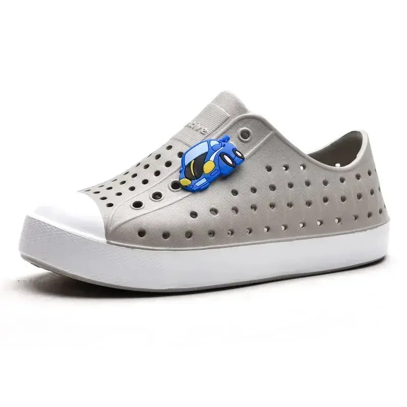 Children's Cave Shoes Boys Girls Garden Clogs EVA Slip-On Breathable Sports Sandals Kids Lightweight Outdoor Beach Water Shoe