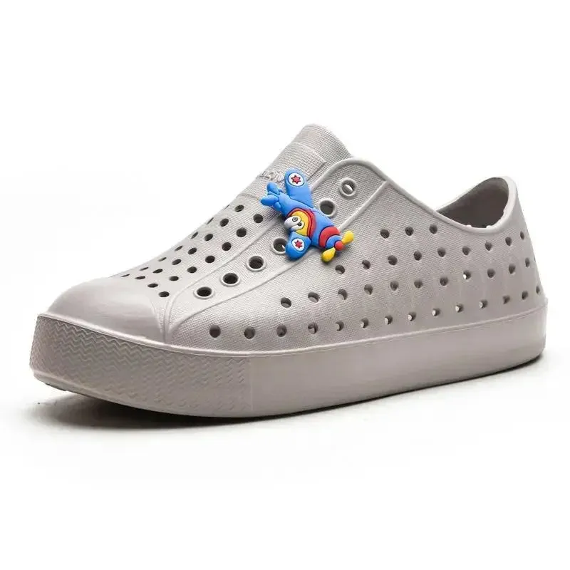 Children's Cave Shoes Boys Girls Garden Clogs EVA Slip-On Breathable Sports Sandals Kids Lightweight Outdoor Beach Water Shoe