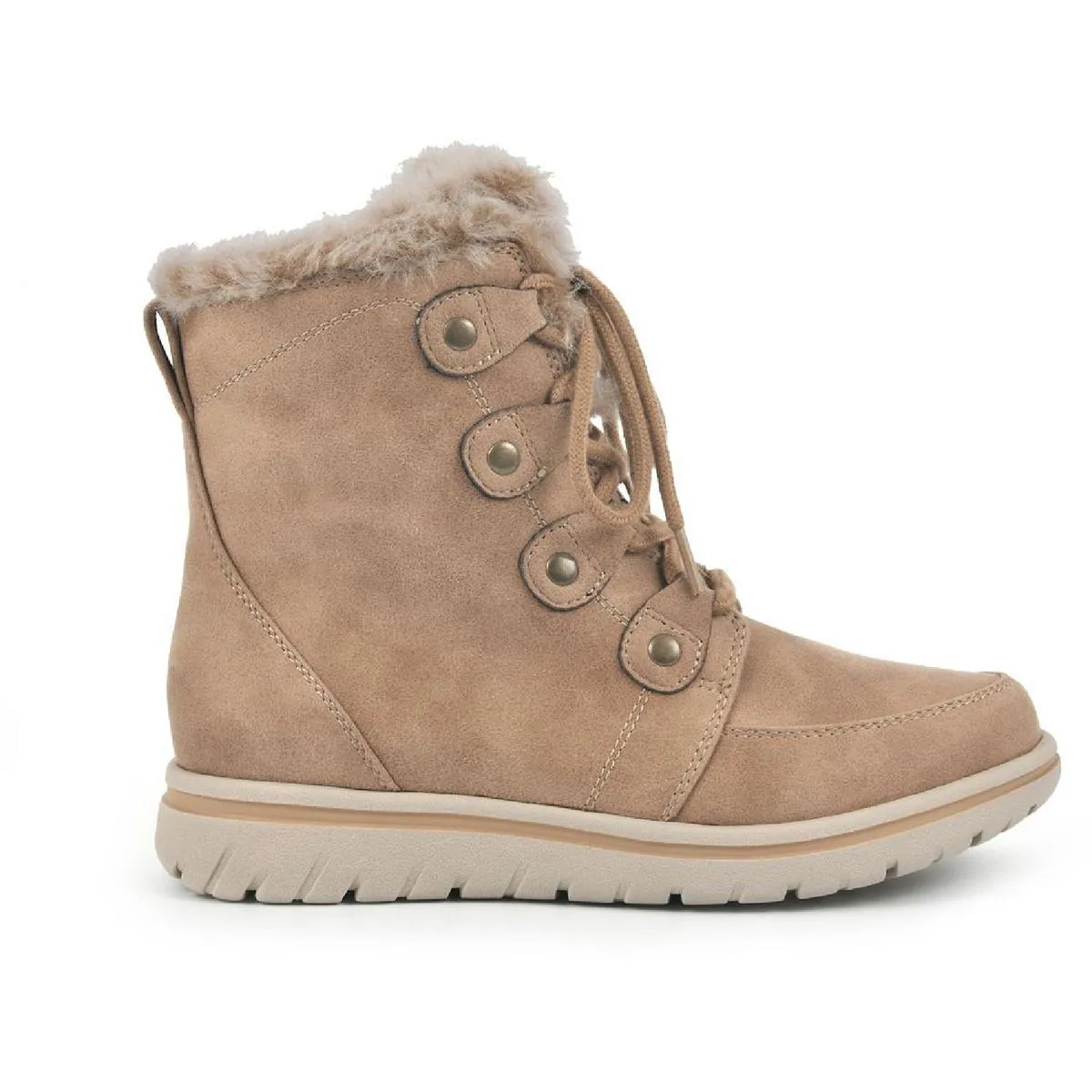Cliffs by White Mountain Womens Holly Faux Leather Ankle Ankle Boots