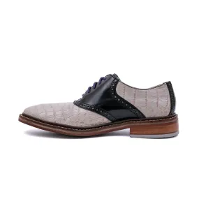 Cole Haan Air Colton 8W Saddle Oxfords Formal Lace Ups Leather Multicolour Colour For Men