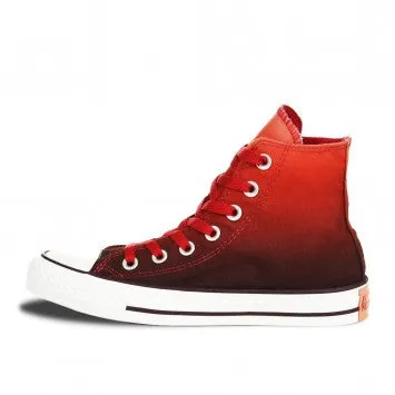 Converse Hi Dip-Dye Red Fig Varsity