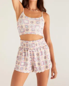 Crochet Short Set In Multi | Multi