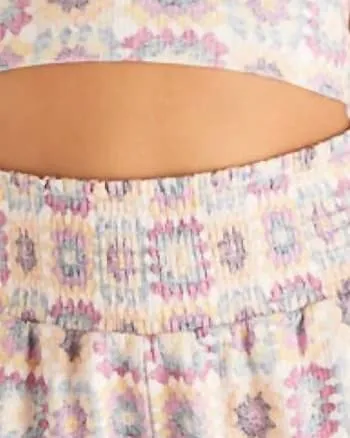 Crochet Short Set In Multi | Multi