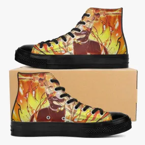 Demon Slayer Kyojuro rengoku A-Star High Anime Shoes
