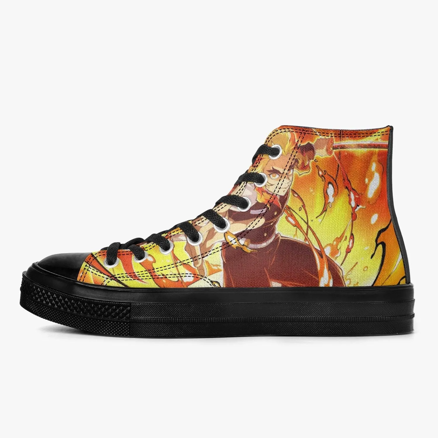Demon Slayer Kyojuro rengoku A-Star High Anime Shoes