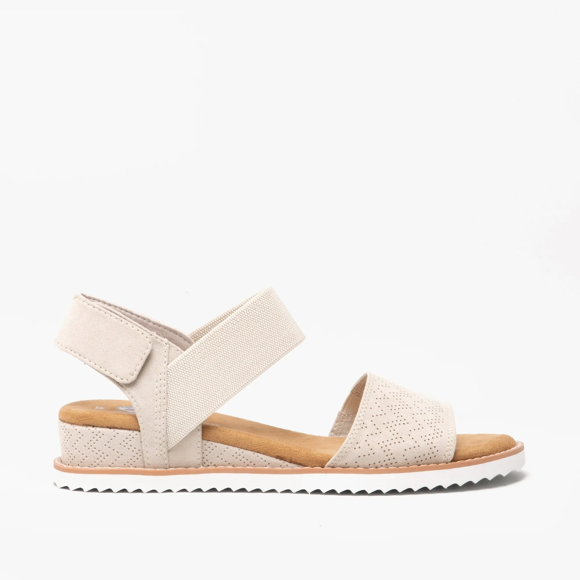 DESERT KISS Ladies Wedge Heel Sandals Off White
