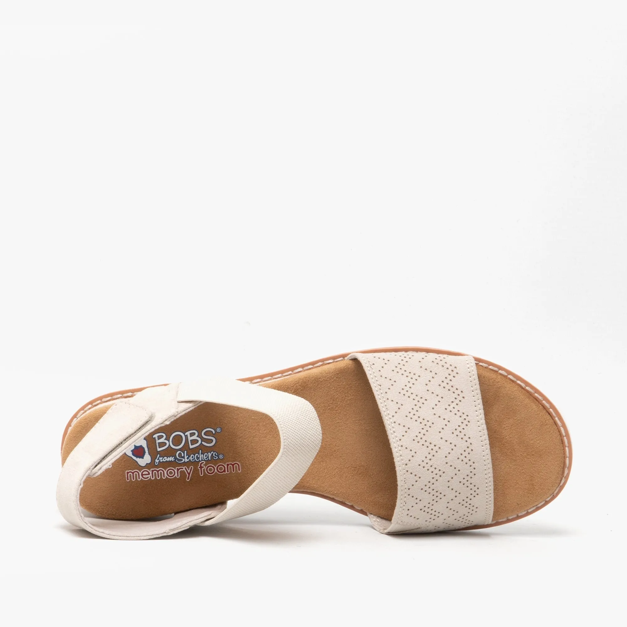 DESERT KISS Ladies Wedge Heel Sandals Off White