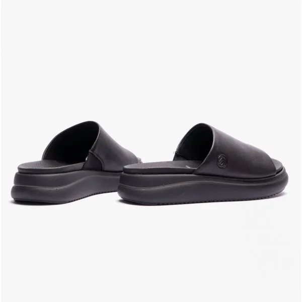 DONATELLA Ladies Mule Sandals Black