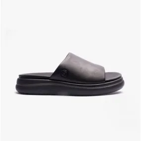 DONATELLA Ladies Mule Sandals Black