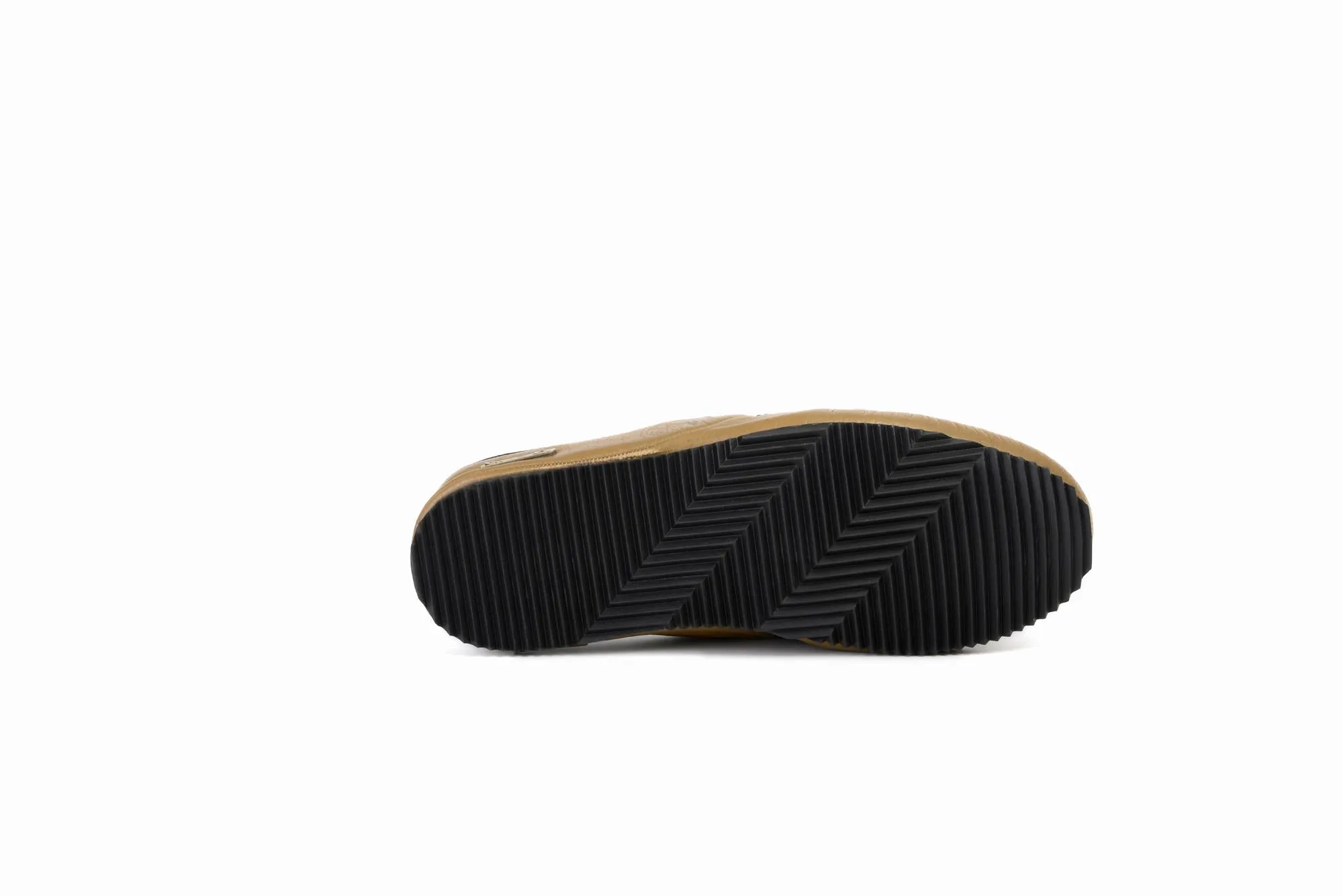 FOOT FEDERATION MOC-TOE MEN'S LEATHER SLIPPER WALNUT