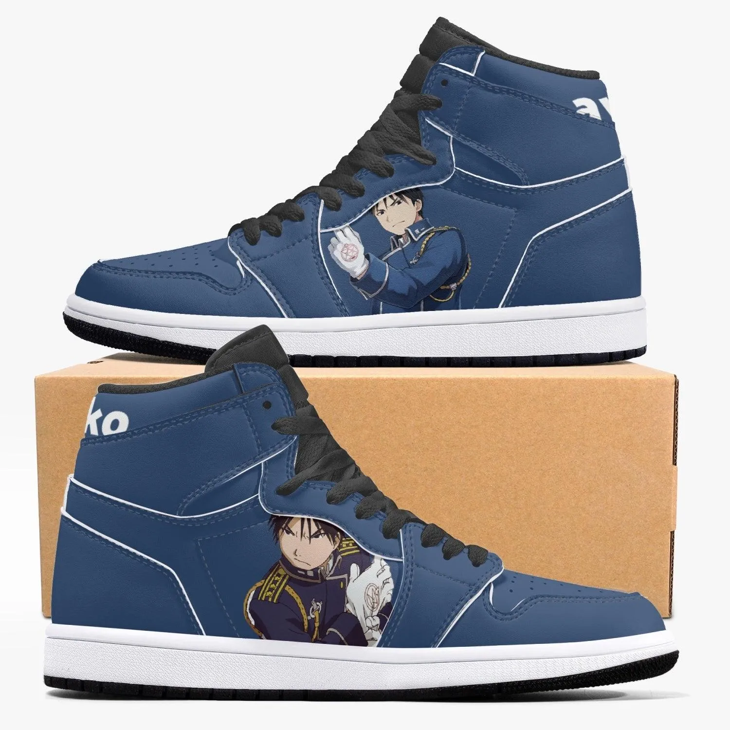 Fullmetal Alchemist Roy Mustang JD1 Anime Shoes
