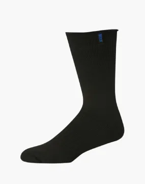 HEAVY DUTY BAMBOO & MERINO WOOL WORK SOCK - BLACK - ALL DAY COMFORT
