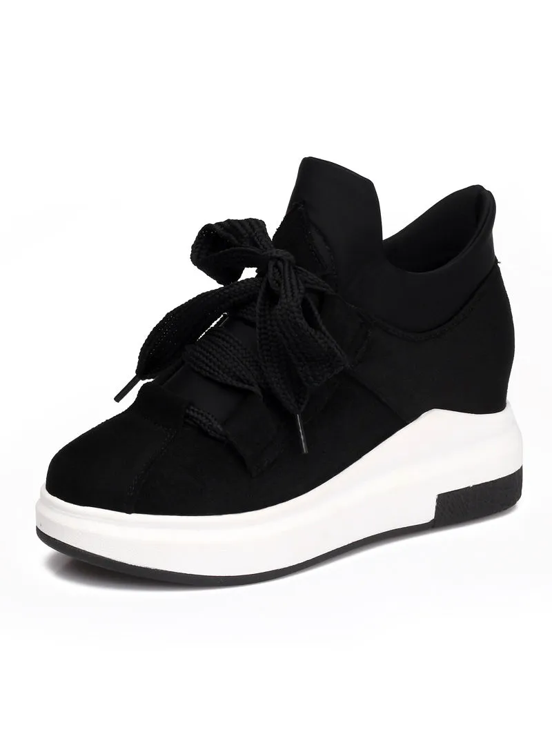 Heel Shoes Height Increasing 6cm High-top