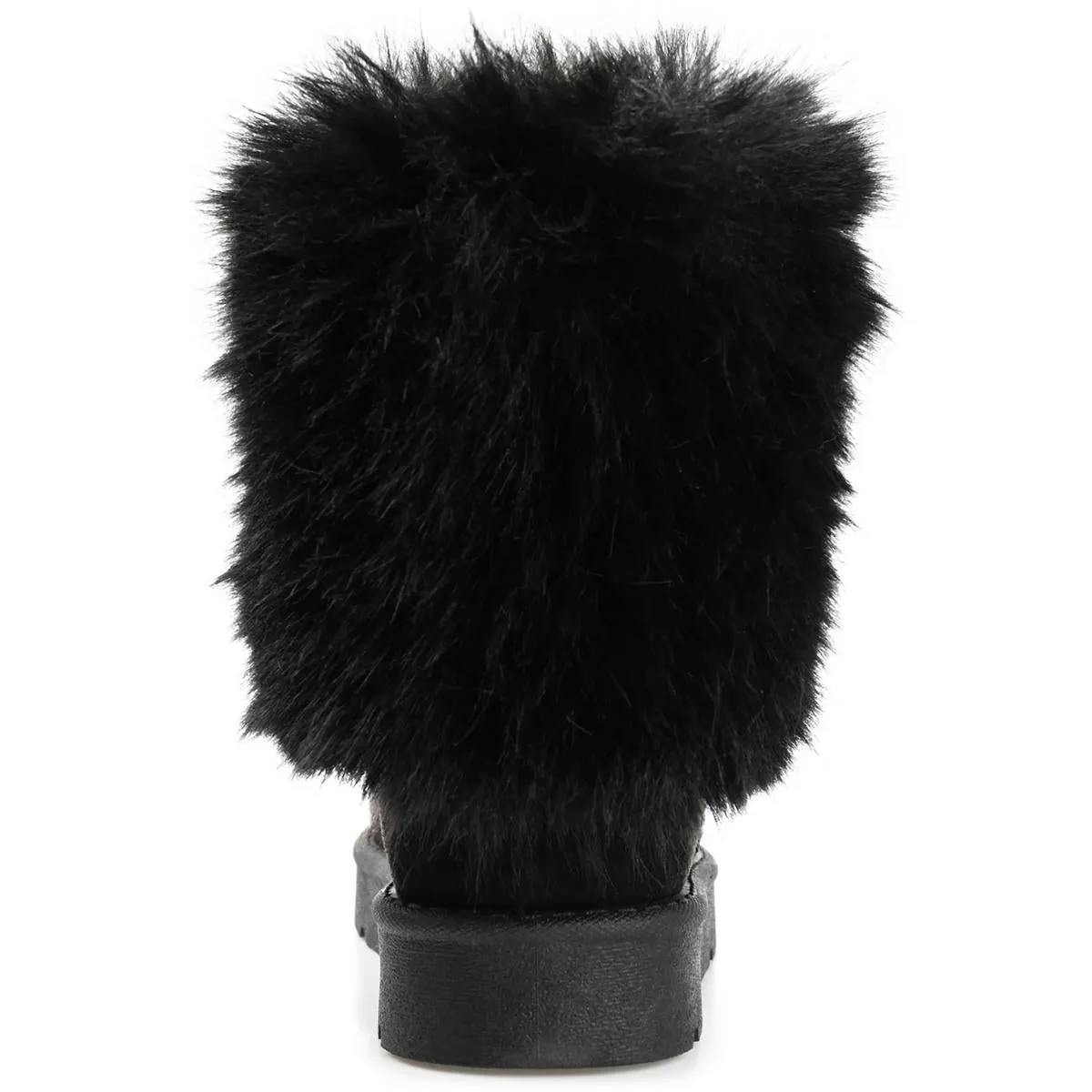 Journee Collection Womens Shanay Faux Fur Ankle Boots