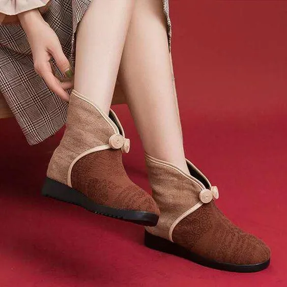 Keep Warm Velvet Cotton Shoes