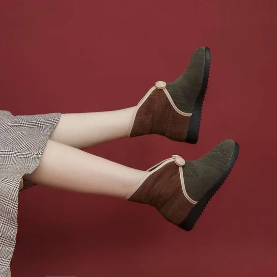 Keep Warm Velvet Cotton Shoes