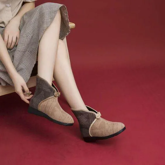 Keep Warm Velvet Cotton Shoes
