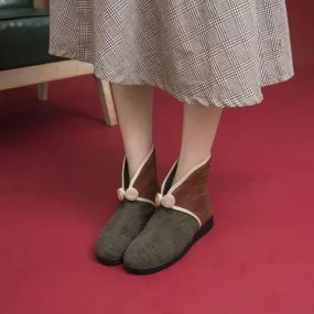 Keep Warm Velvet Cotton Shoes