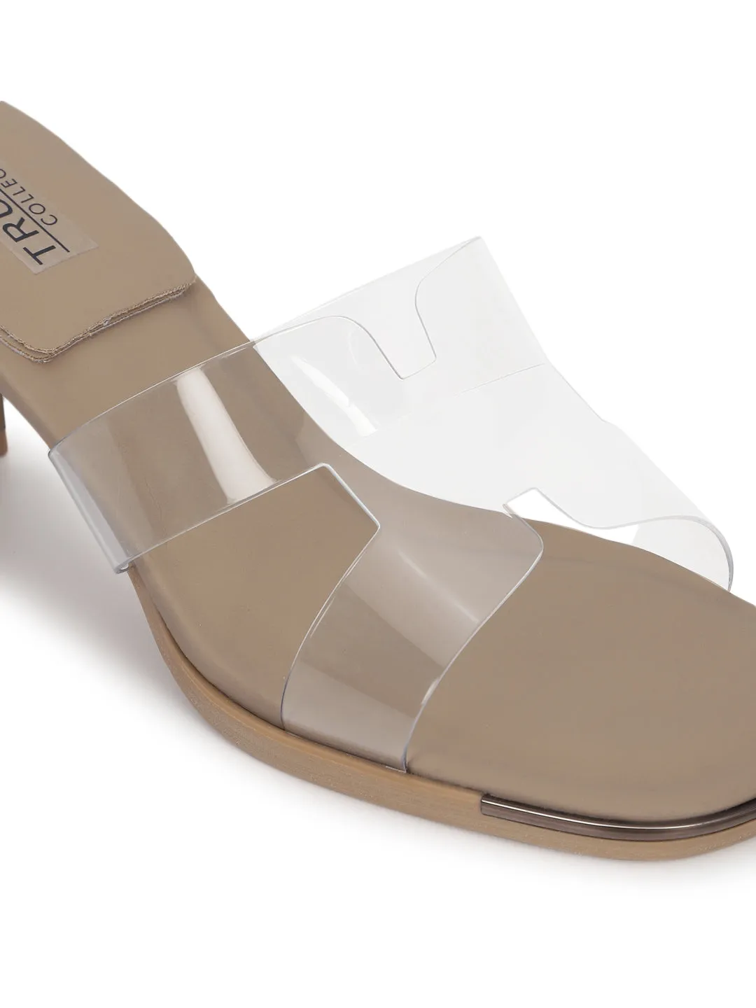 Khaki PU Block Sandals (TC-RS3648-KHA)