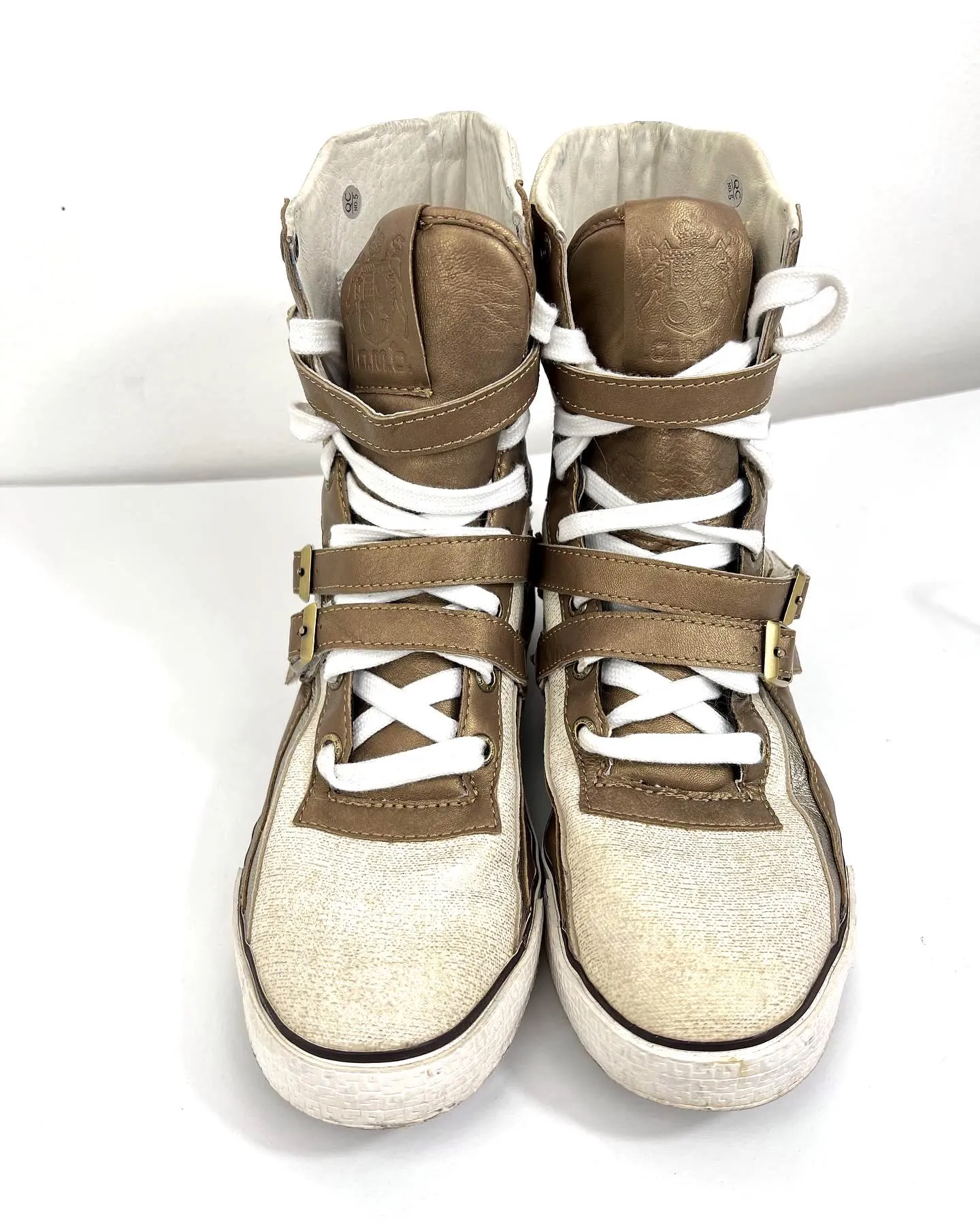L.A.M.B YORBA TEX HIGH TOP SNEAKERS