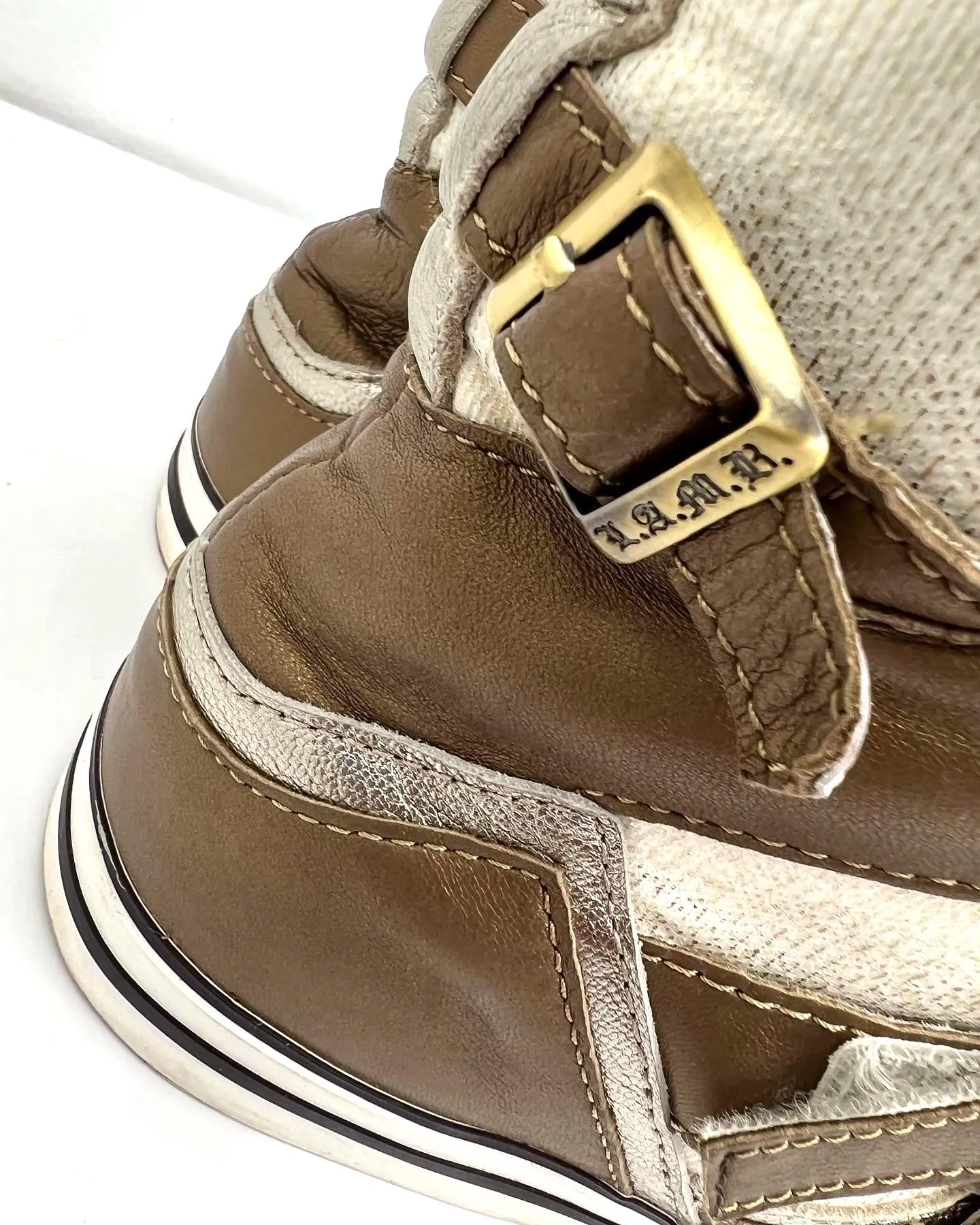 L.A.M.B YORBA TEX HIGH TOP SNEAKERS