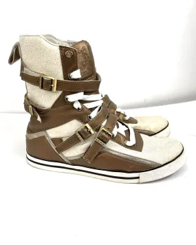 L.A.M.B YORBA TEX HIGH TOP SNEAKERS
