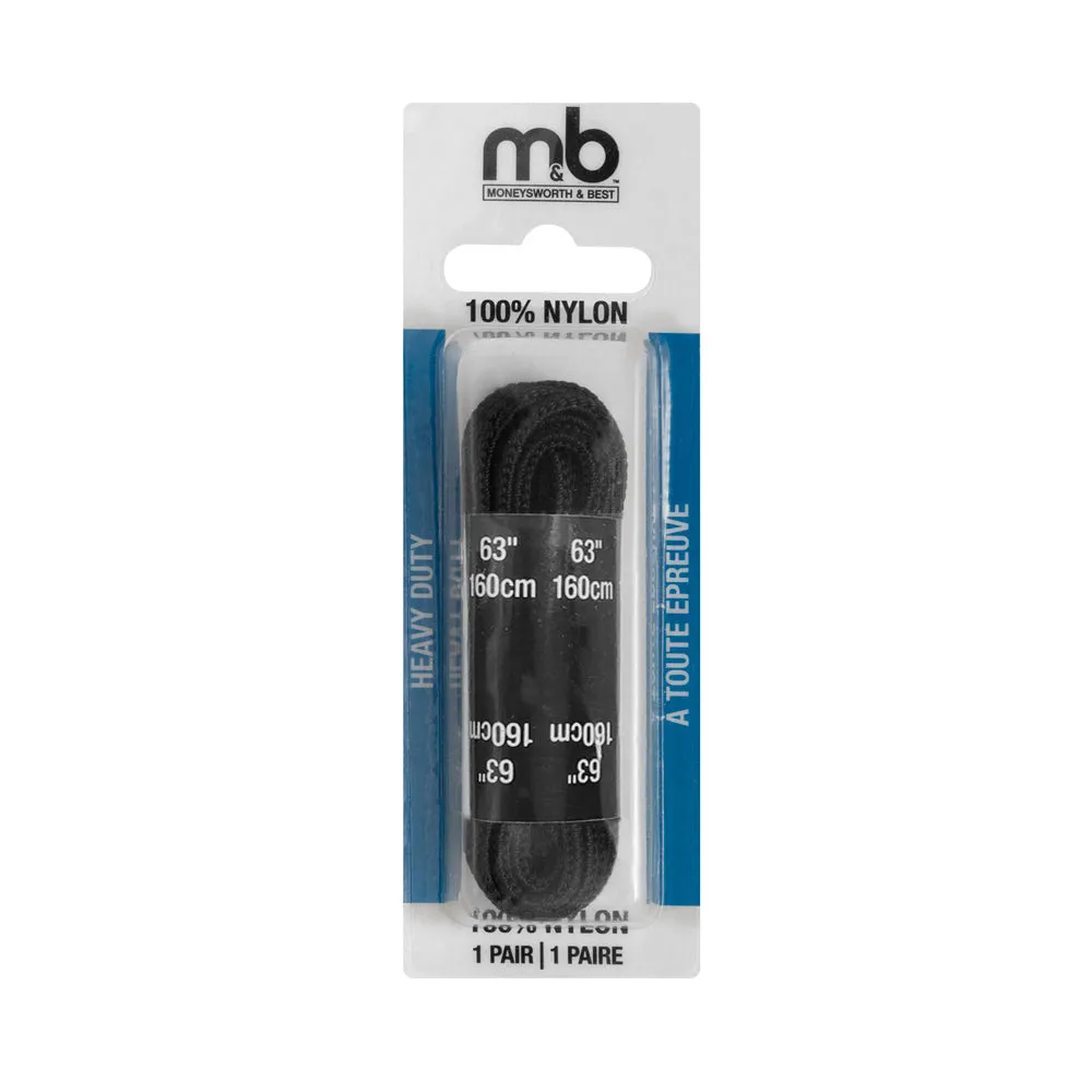 M & B Heavy Duty Nylon Laces