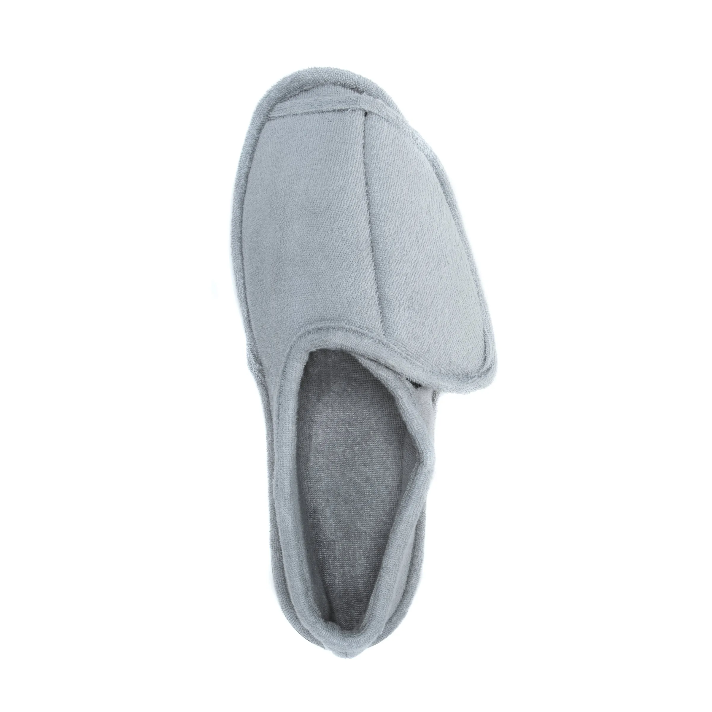 Men's Terry Open Toe Velcro Slippers