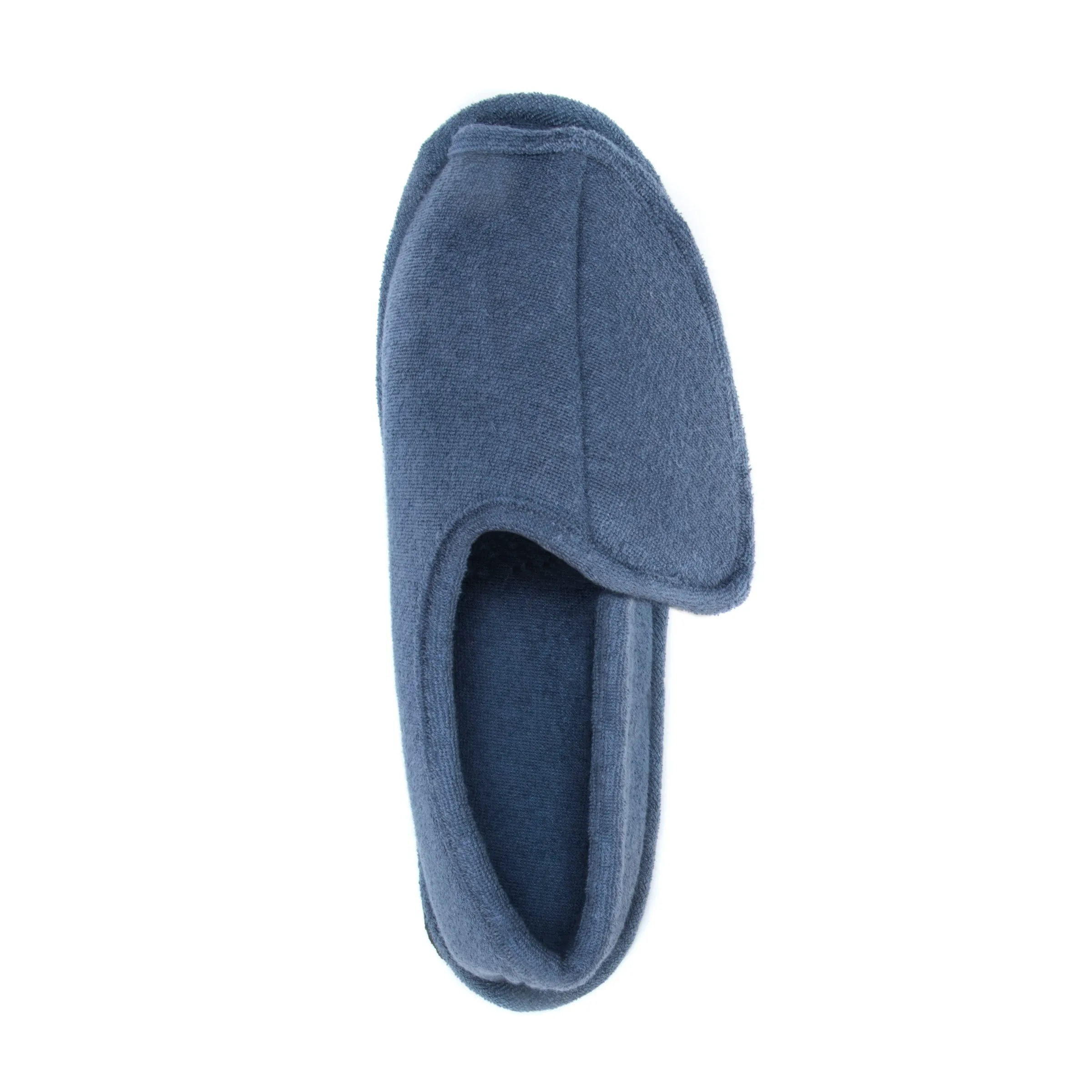 Men's Terry Open Toe Velcro Slippers
