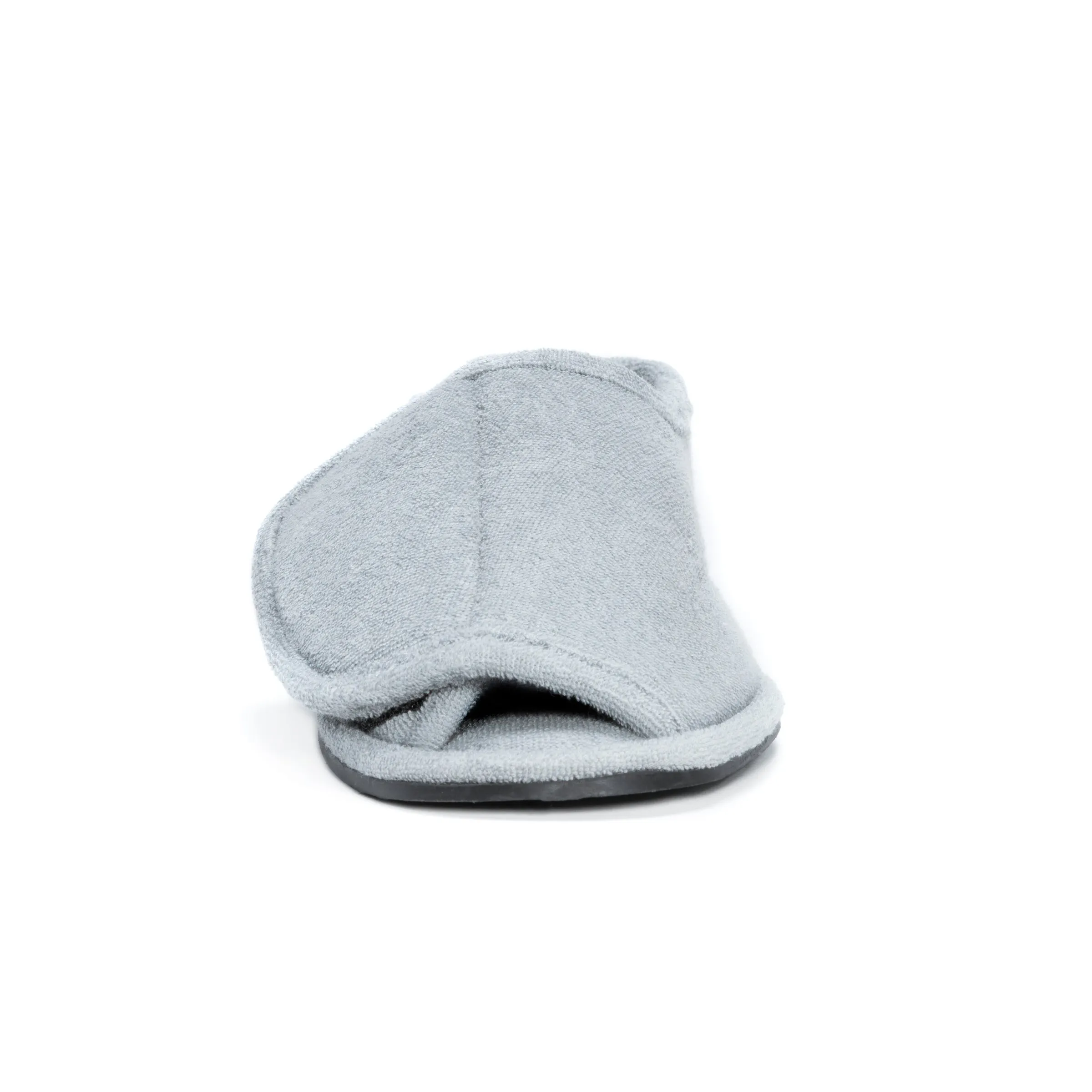 Men's Terry Open Toe Velcro Slippers